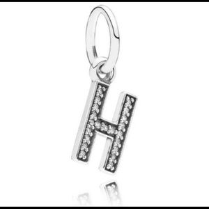 Pandora H Charm